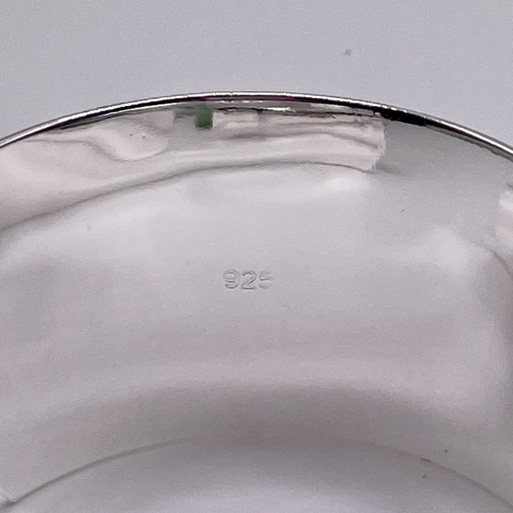 Sterling Silver 925 Wide Cuff Bracelet #1165 - Picture 6 of 9